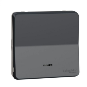 SCHNEIDER MUREVA STYL - Bouton poussoir lumineux composable gris ip55 - MUR35127