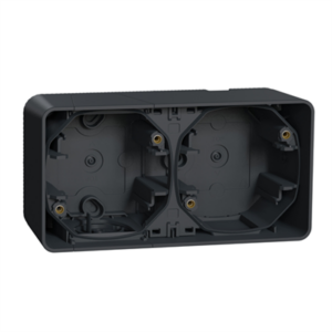 SCHNEIDER MUREVA STYL - Boite 2 postes horizontale gris ip55 - MUR37914