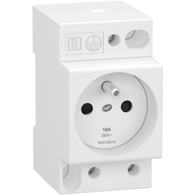 SCHNEIDER RESI9 - Prise modulaire 2P+T - R9PCS616