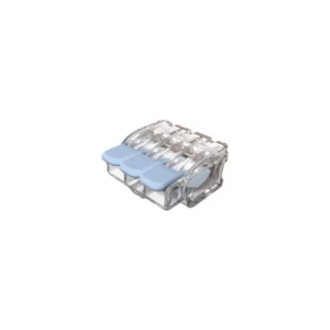 EUR'OHM - Borne à levier 3 trous 0.2 a 6mm x30 - 70083