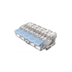 EUR'OHM - Borne a levier 5 trous 0.2 a 6mm x15 - 70058