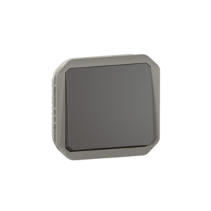 LEGRAND PLEXO - Bouton poussoir étanche composable Anthracite - 069810L
