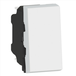 LEGRAND Mosaic - Bouton poussoir 1 module blanc - 077030