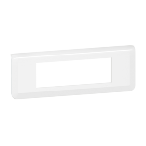 LEGRAND Mosaic - Plaque de finition 6 modules horizontale blanc - 078816