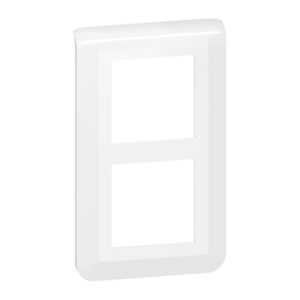 LEGRAND Mosaic - Plaque de finition 2x2 modules vertical réno blanc - 078854L