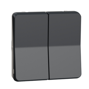 SCHNEIDER MUREVA STYL - Double va et vient composable gris ip55 - MUR35019