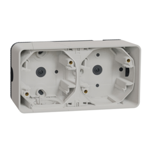 SCHNEIDER MUREVA STYL - Boite 2 postes horizontale blanc ip55 - MUR39914