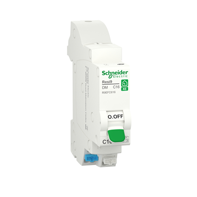 SCHNEIDER RESI9 - Disjoncteur automatique PH+N 16A - R9EFC616