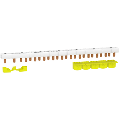 SCHNEIDER RESI9 - Peigne horizontal vissé 1P+N 13 modules - R9PXH213