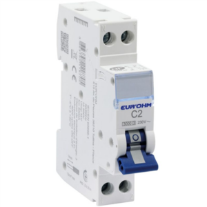 EUR'OHM - Disjoncteur PH+N 2A 3KA a vis - 20202