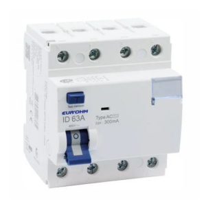 EUR'OHM - Interrupteur différentiel 4x63A 300mA type A - 23963